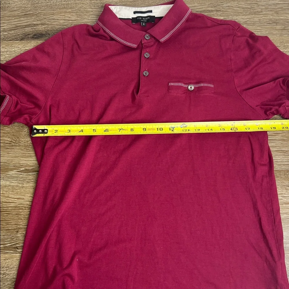 Ted Baker London Men’s Tortilla Tipped Polo – Size 4 (Large) - Picture 10 of 12